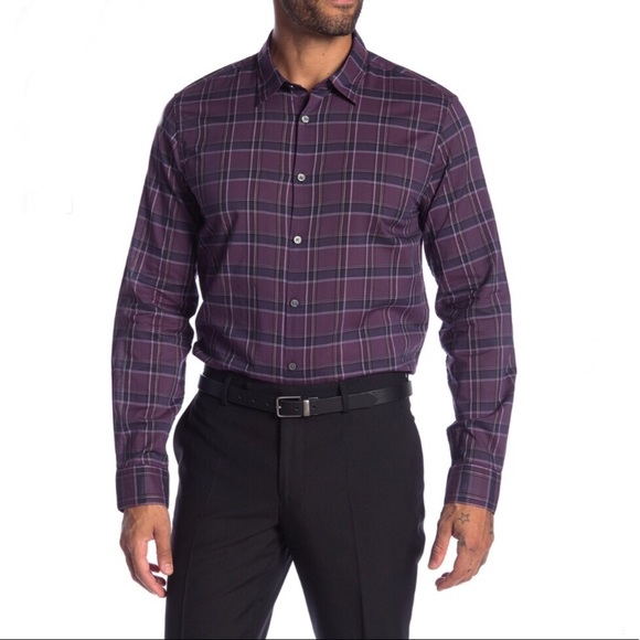 John Varvatos Mayfield Long Sleeve Slim Fit Shirt